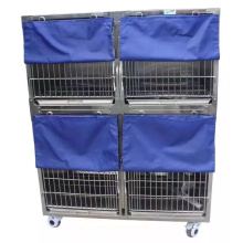 Metal Pet Cage Equipped with Oxygen Cabin Door Wet Temperature Display, Leakage Protection Puppy Cage